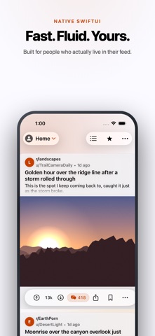 Lander App screenshot