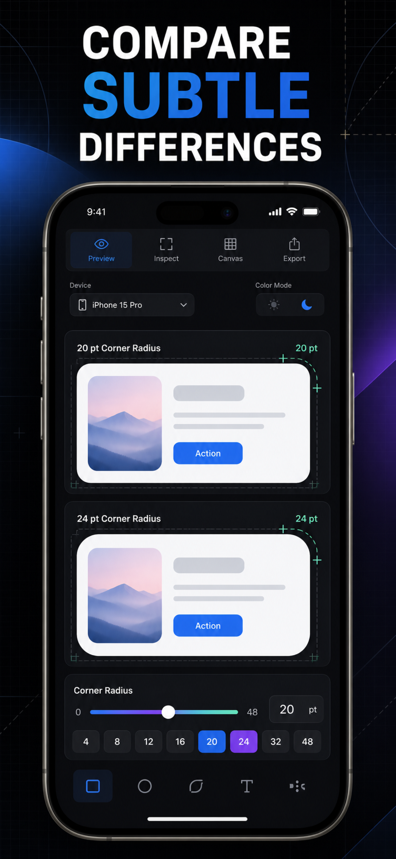 Corner Radius: Live Preview screenshot 3