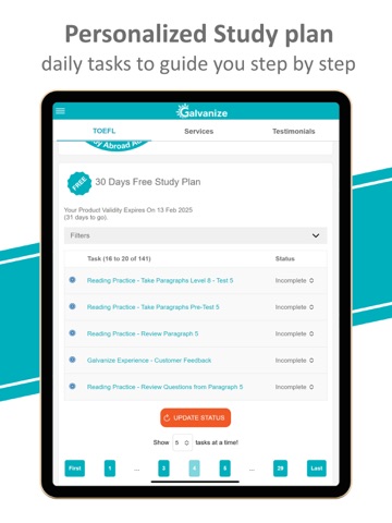 TOEFL® Prep & Mock Tests iPad screenshot