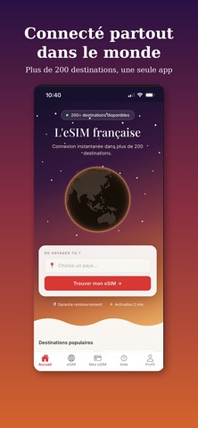 Alosea - eSIM voyage Screenshot 1 of 4