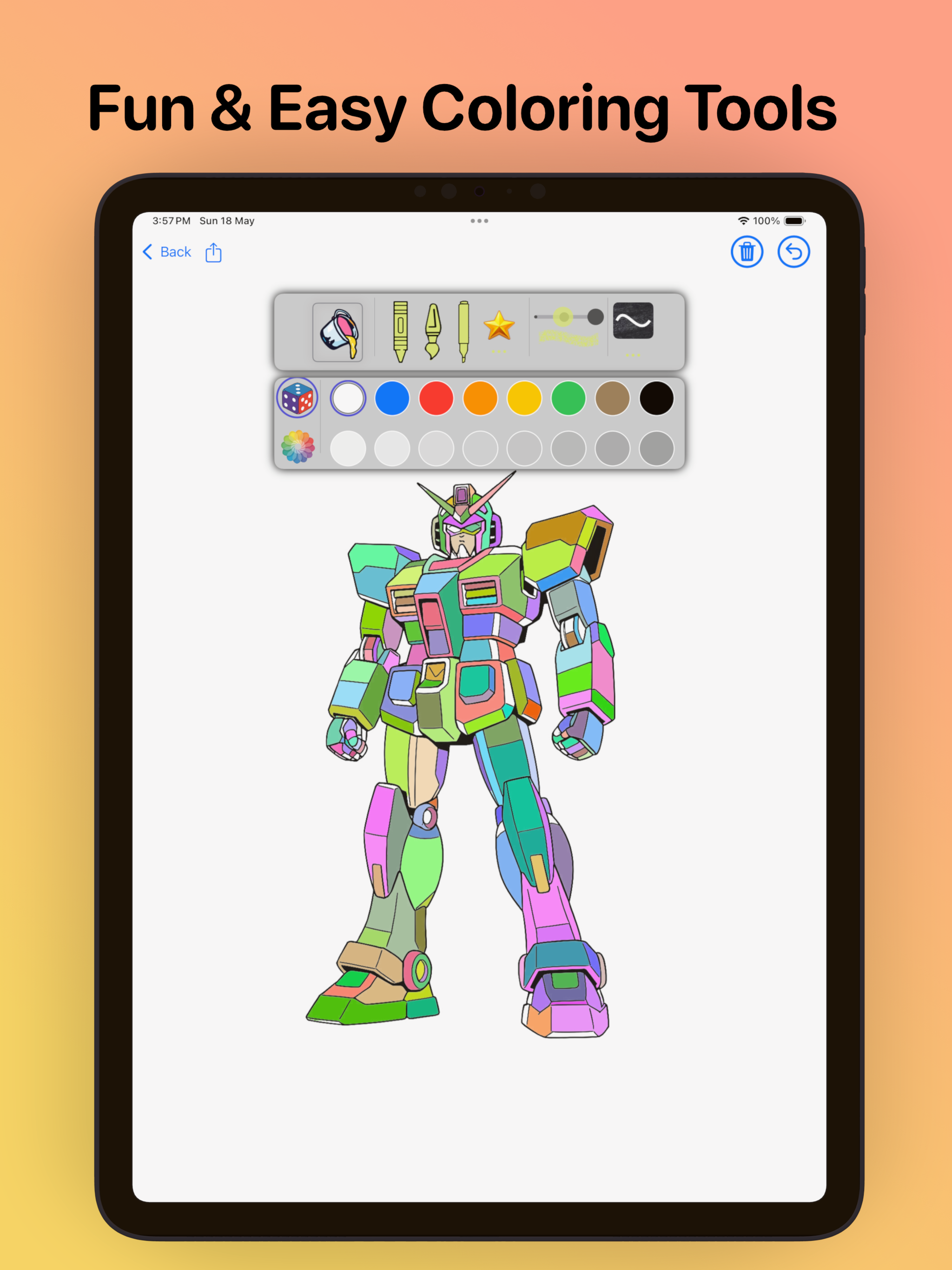 VizFXAI Animated Coloring Book