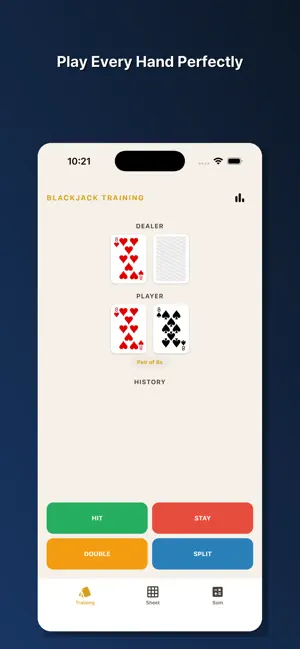 블랙잭 트레이닝 - BlackjackTraining screenshot 1