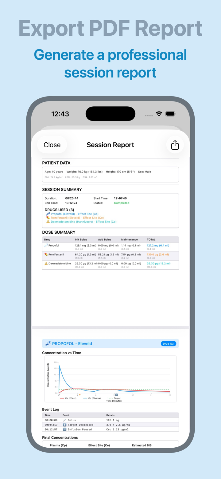 Drug Infusions TIVA TCI Scores screenshot 6