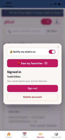 Plezi iPhone screenshot