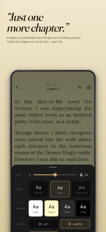 Light Novel - Offline Reader screenshot 6 of 7