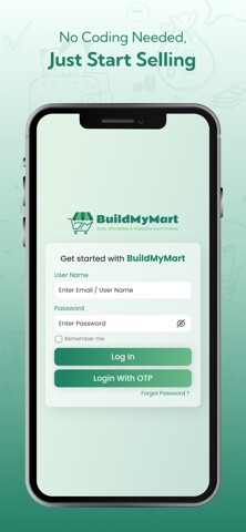 BuildMyMart Seller App screenshot
