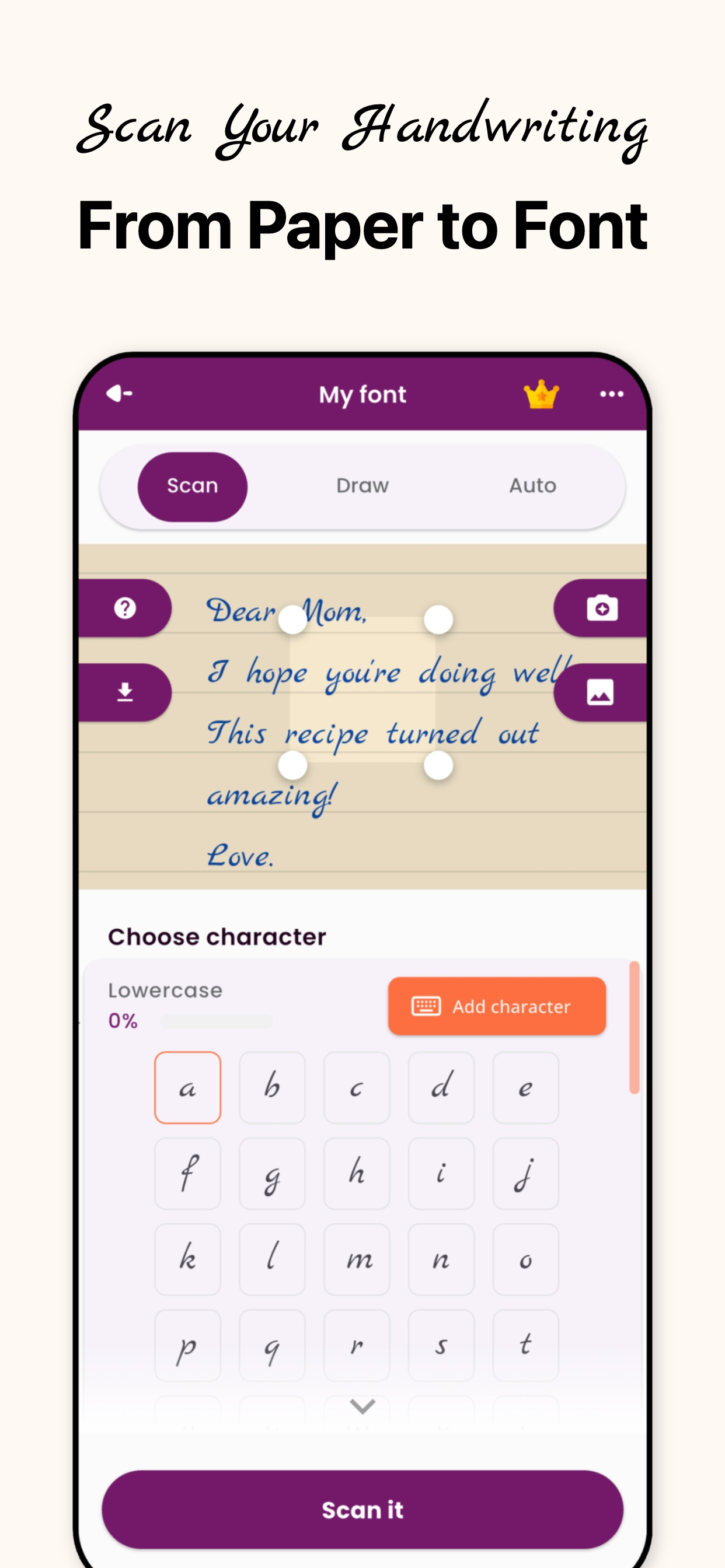 Calligrapher: Handwriting Font screenshot 3