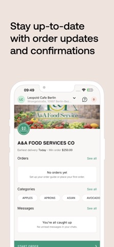 A&A Food Service screenshot
