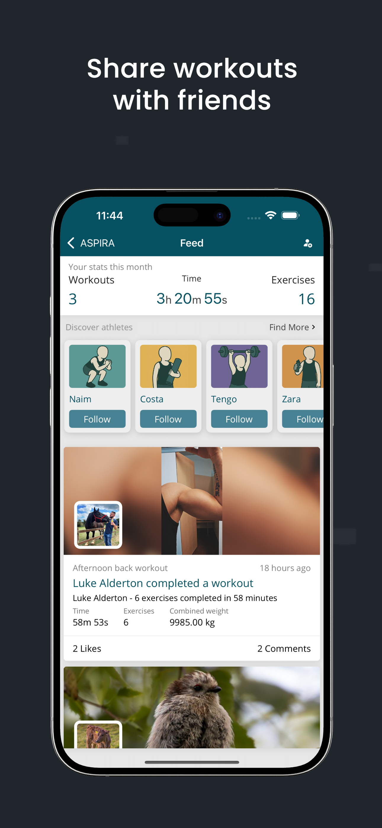 Aspira Workout Tracker