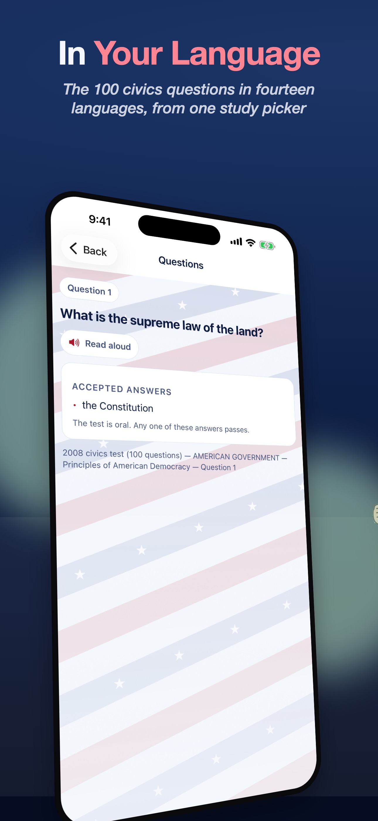 Screenshot 4 of Citizenship Ready: US Civics