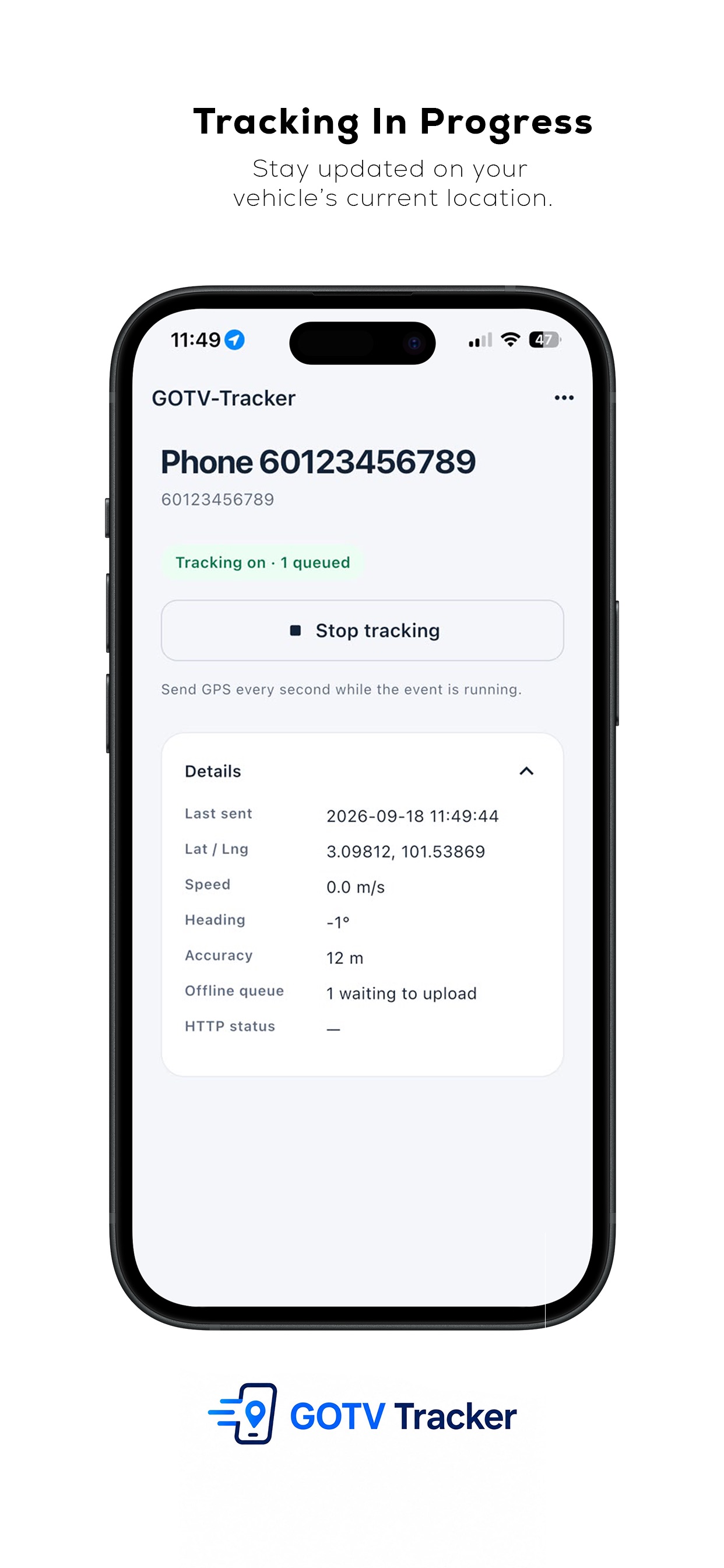 Screenshot 2 of GOTV Tracker