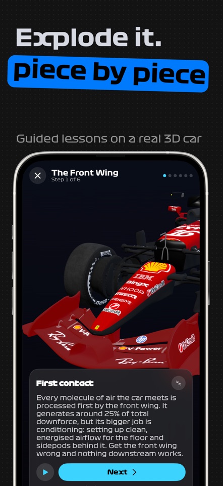 Formula 1: Paddock Pass 3D Car screenshot 3