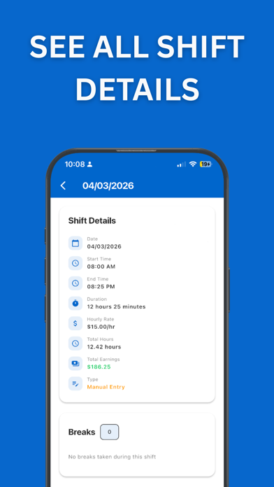 Screenshot #3 pour ShiftTrackr