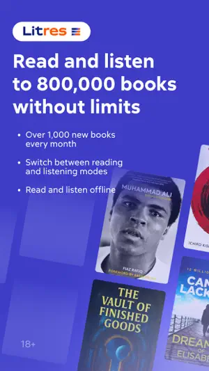 Litres: Books and audiobooks screenshot 1