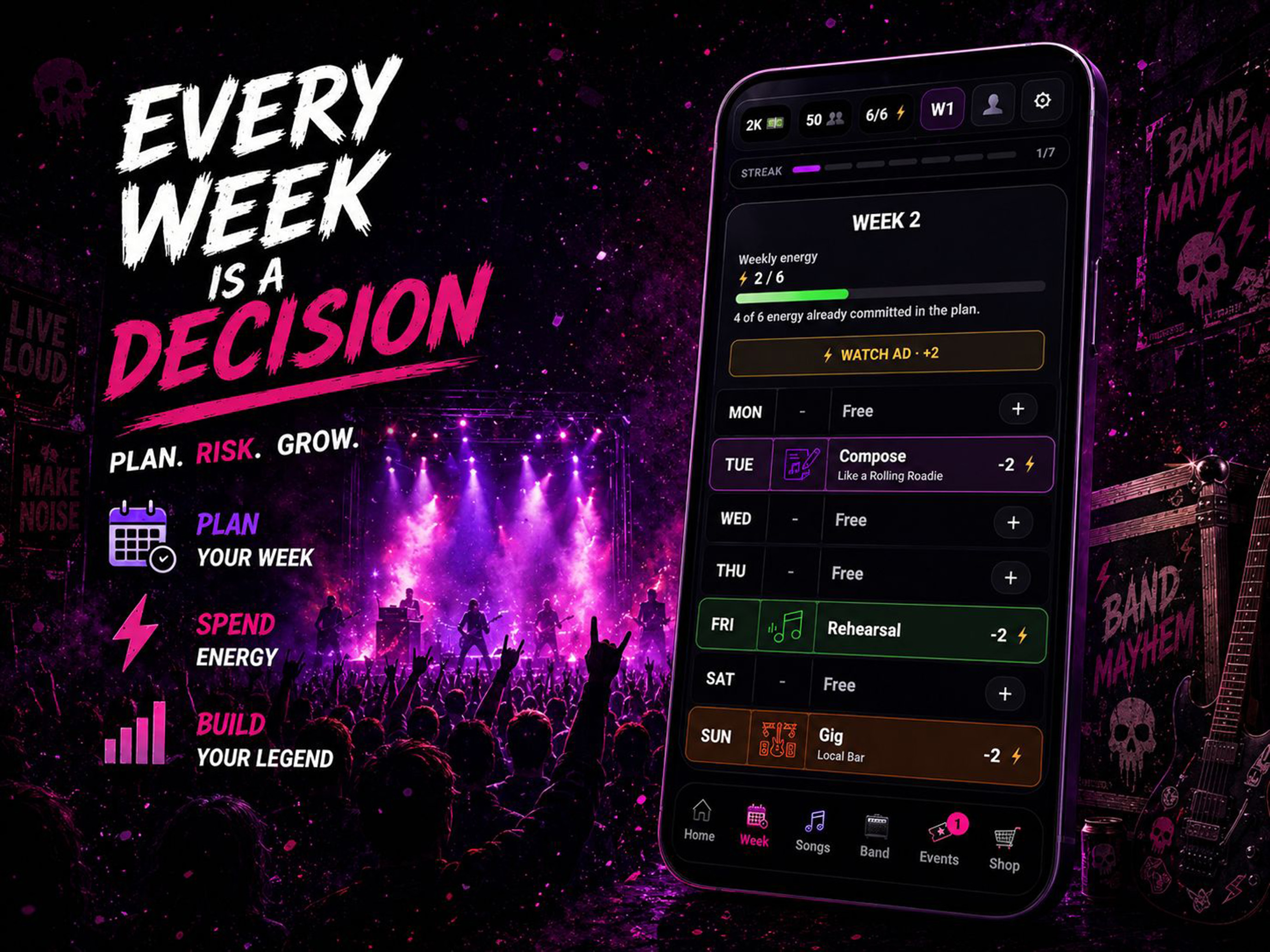BandMayhem: Rock Band Manager screenshot 13