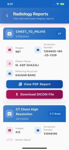 DHMC EMR iPhone screenshot