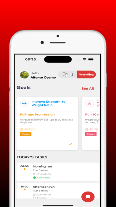 Training Outdoors Screenshot