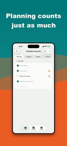 Waymark: Travel Packing List iPhone screenshot