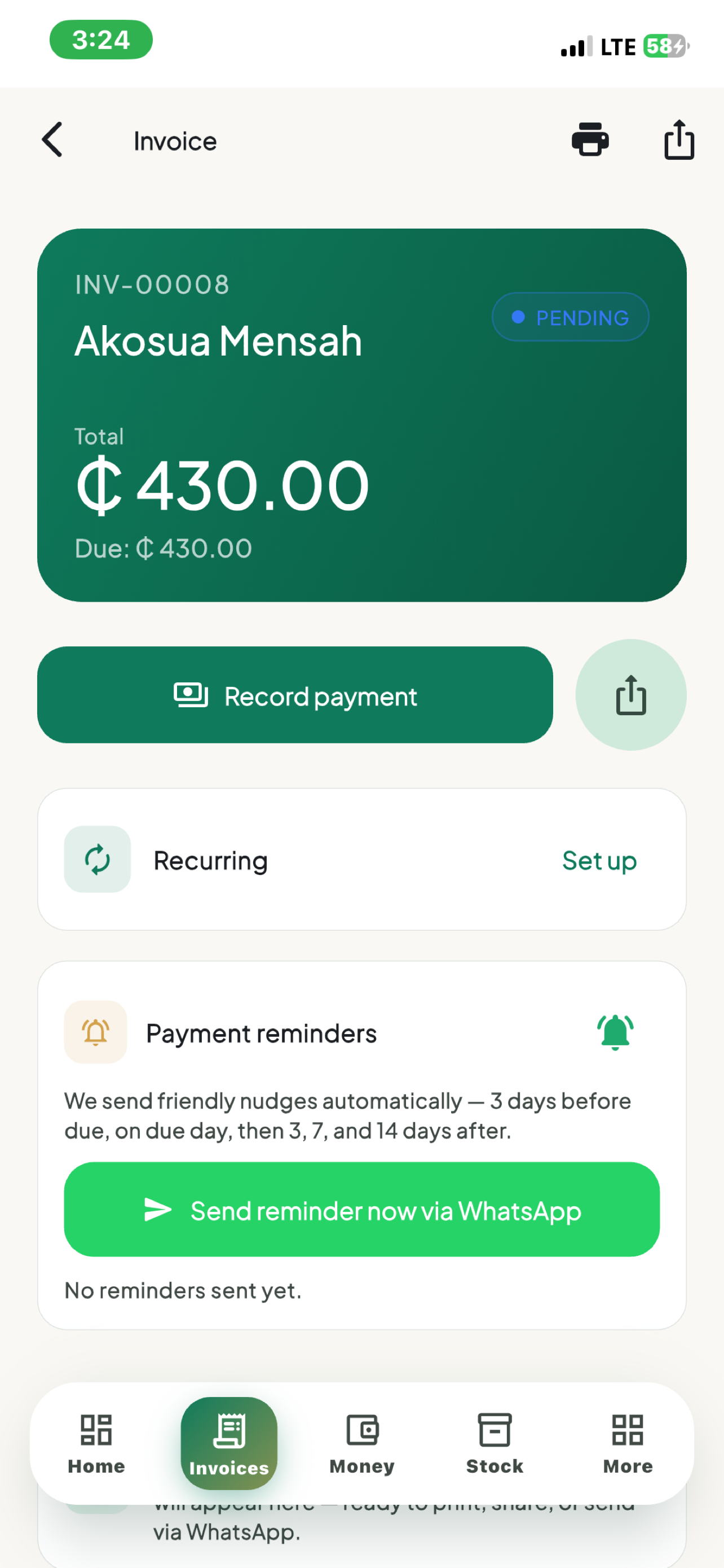 InvoiceFlow Africa screenshot 4