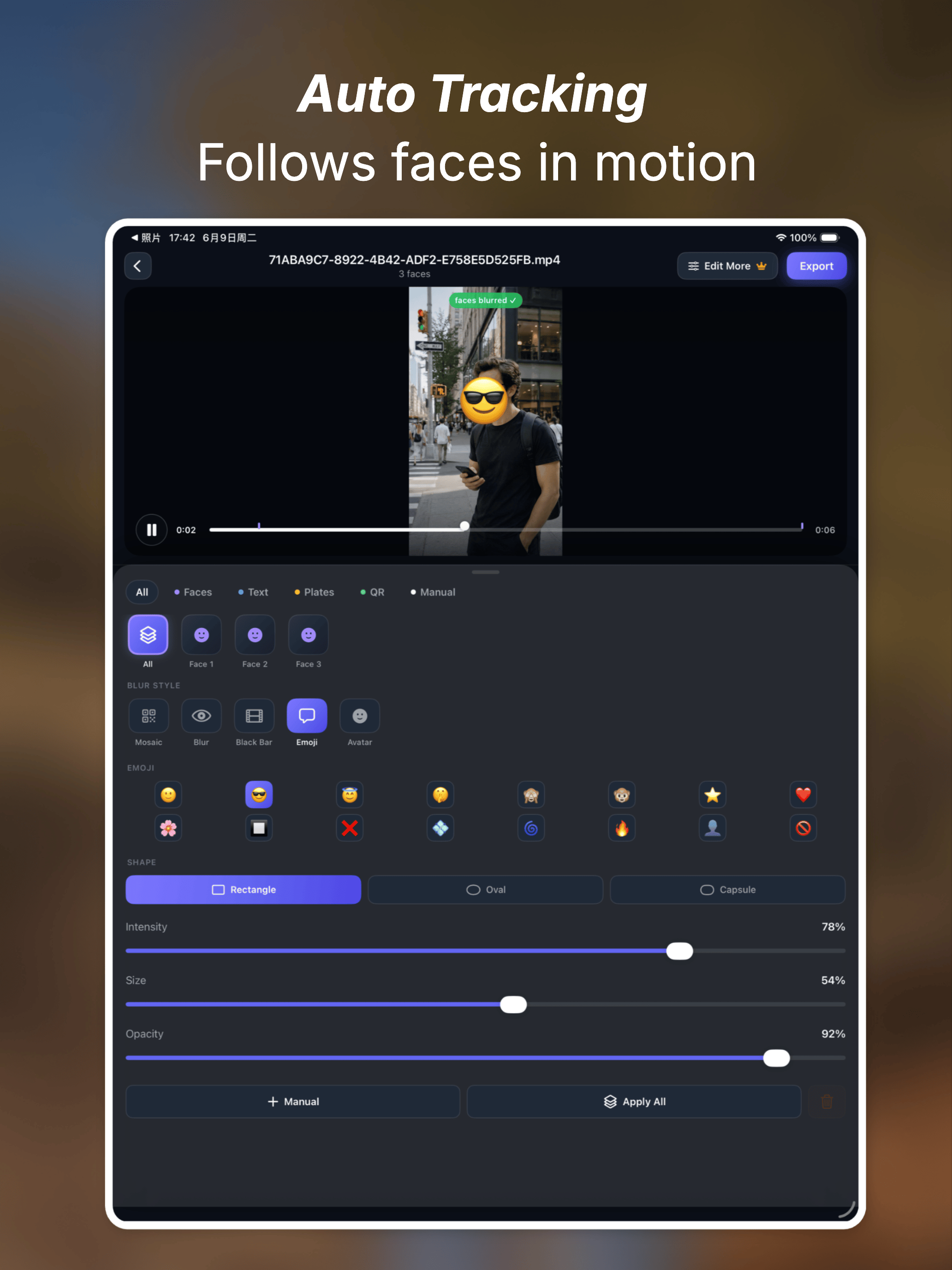 VidMask - Video Face Blur screenshot 7