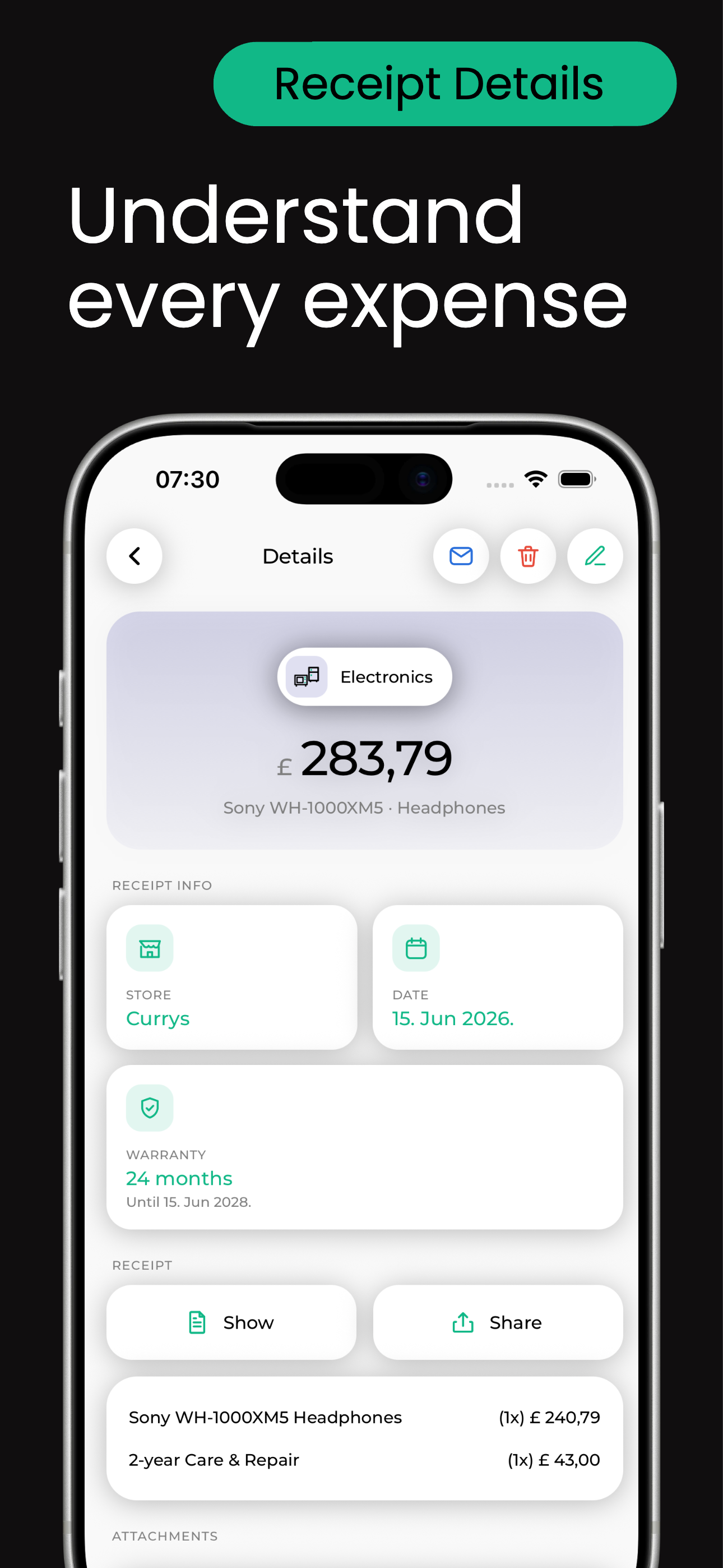 Budget Planner App - Tally screenshot 5