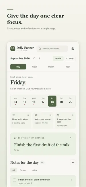 Daily Planner: Take Notes screenshot 1