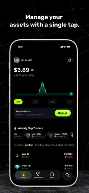 LAB - Social Crypto App screenshot 2