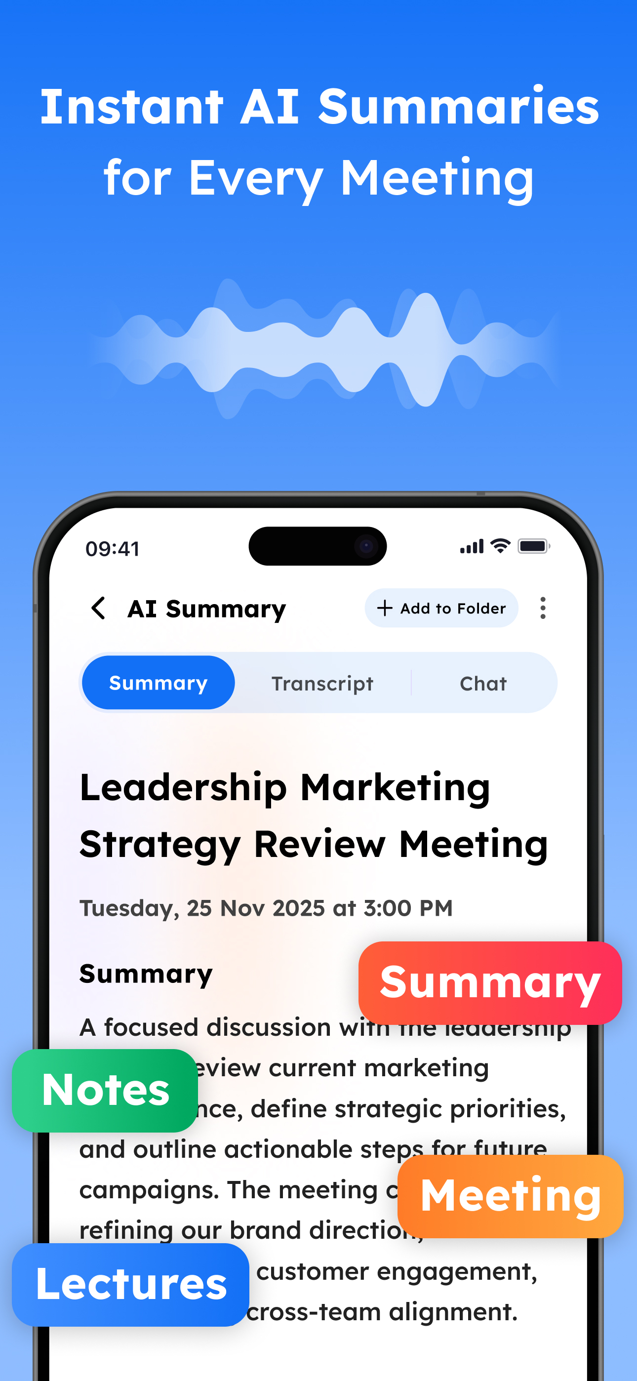 Ai Note Taker: MeetNotes screenshot 4