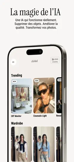 Capture d'écran de Clicked: AI Editor & Beautify sur iPhone 4