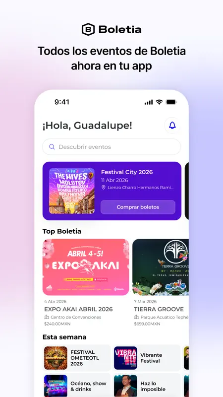 Boletia: Boletos para eventos screenshot 1 of 5