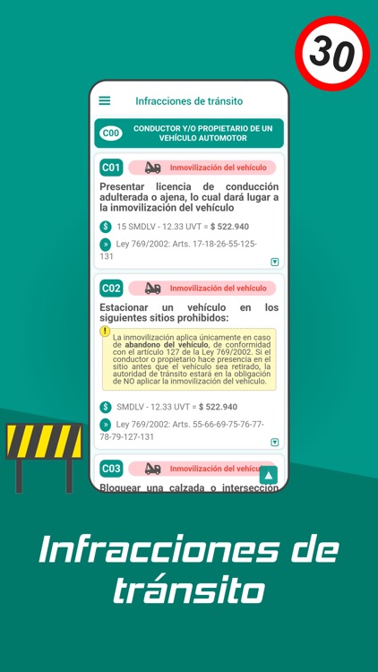 Aplicación DeTránsito