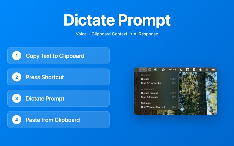 #2. WhisperShortcut (macOS) Podle: Magnus Godde