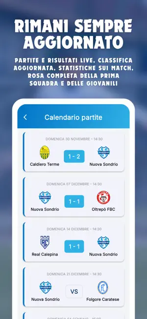 Nuova Sondrio Calcio screenshot 2