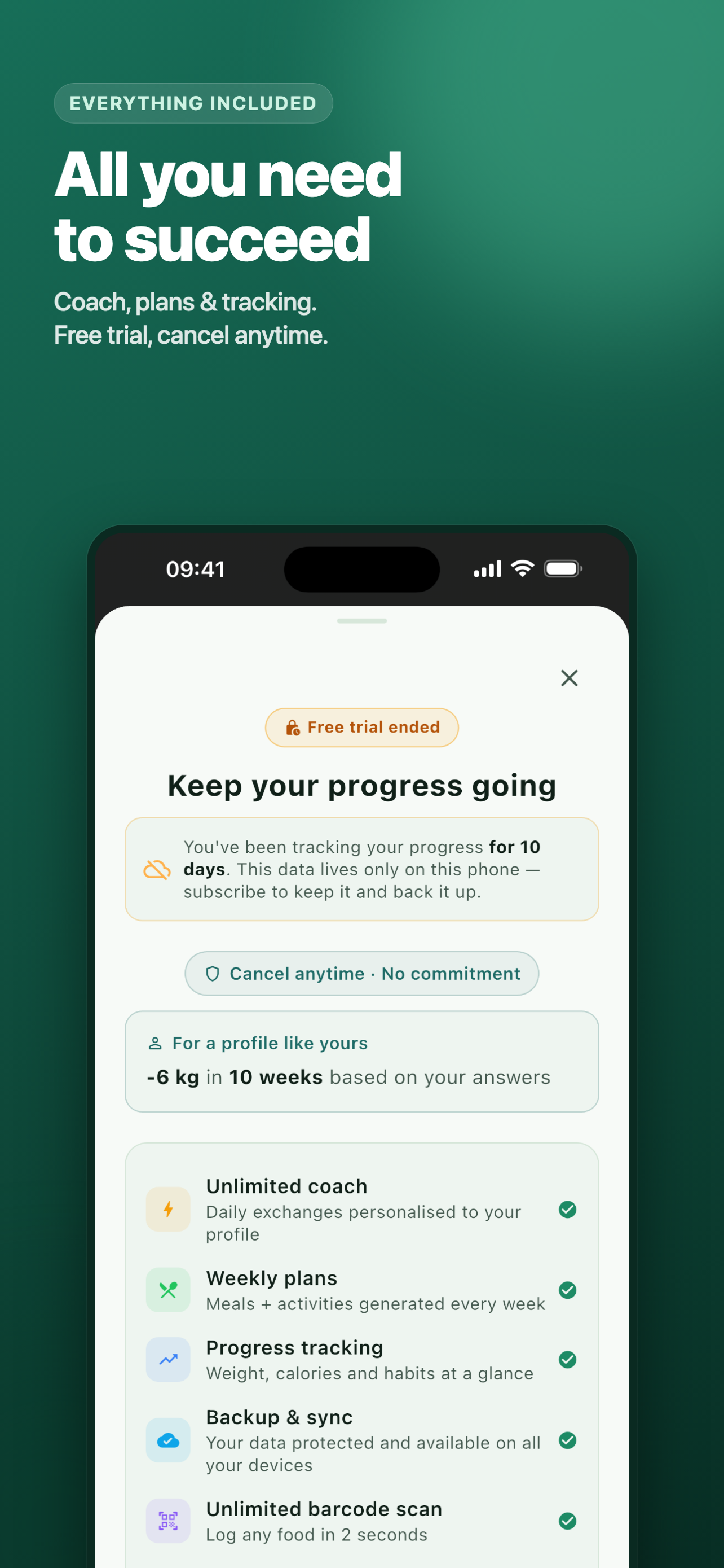SlimPilot: Weight Loss Coach screenshot 4