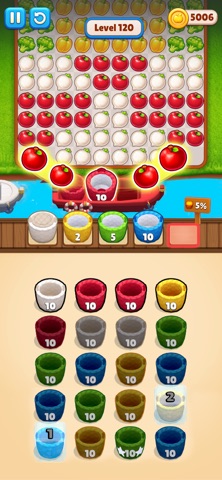 Fruit Jam: Royal Sort iPhone screenshot