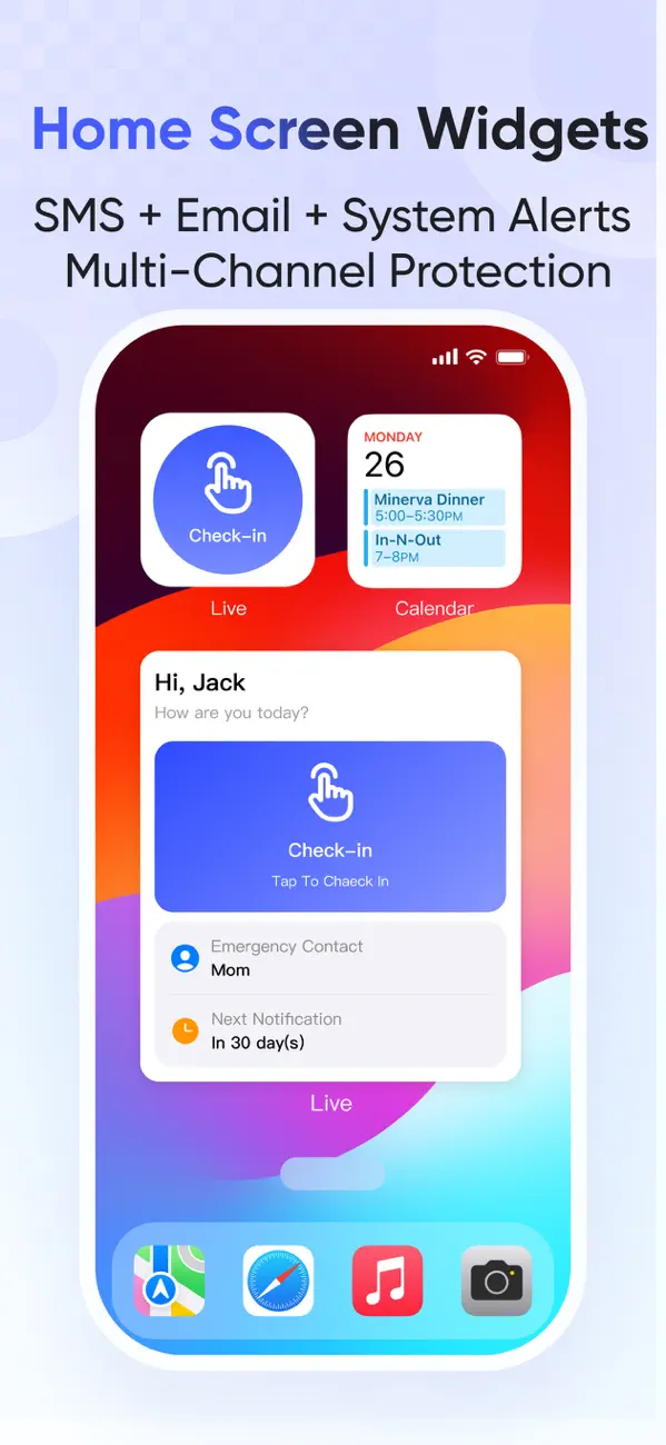 Screenshot #1 pour ClickEcho-Safety Alert