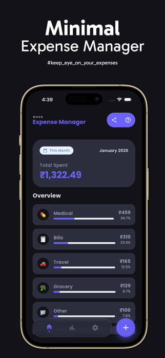Expense Manager Pro: Anzo Screenshot 1 of 3