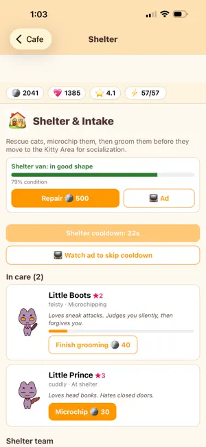 Purrveyor Café screenshot 2