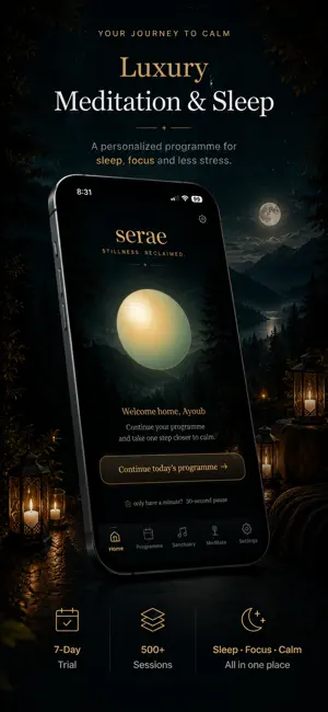 SERAE: Meditation & Sleep screenshot 1