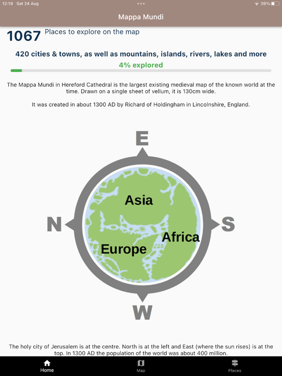 Mappa Mundi iPad screenshot 1 - Reference app