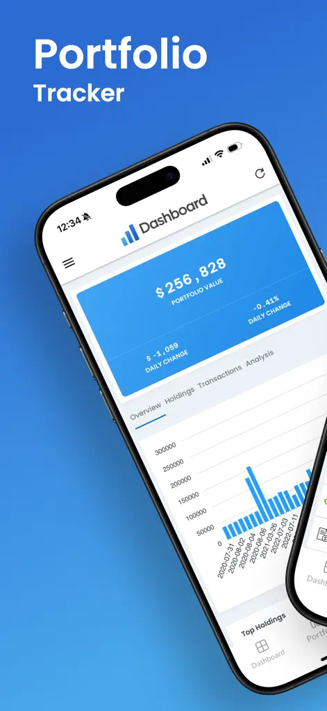 Dashboard - Portfolio Tracker - Finance App | MWM