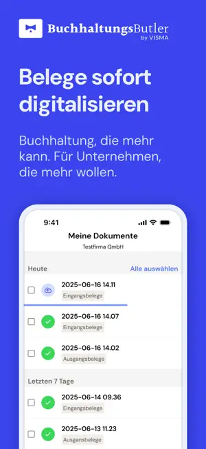 BuchhaltungsButler - Scan App screenshot 1