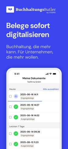 BuchhaltungsButler - Scan App screenshot