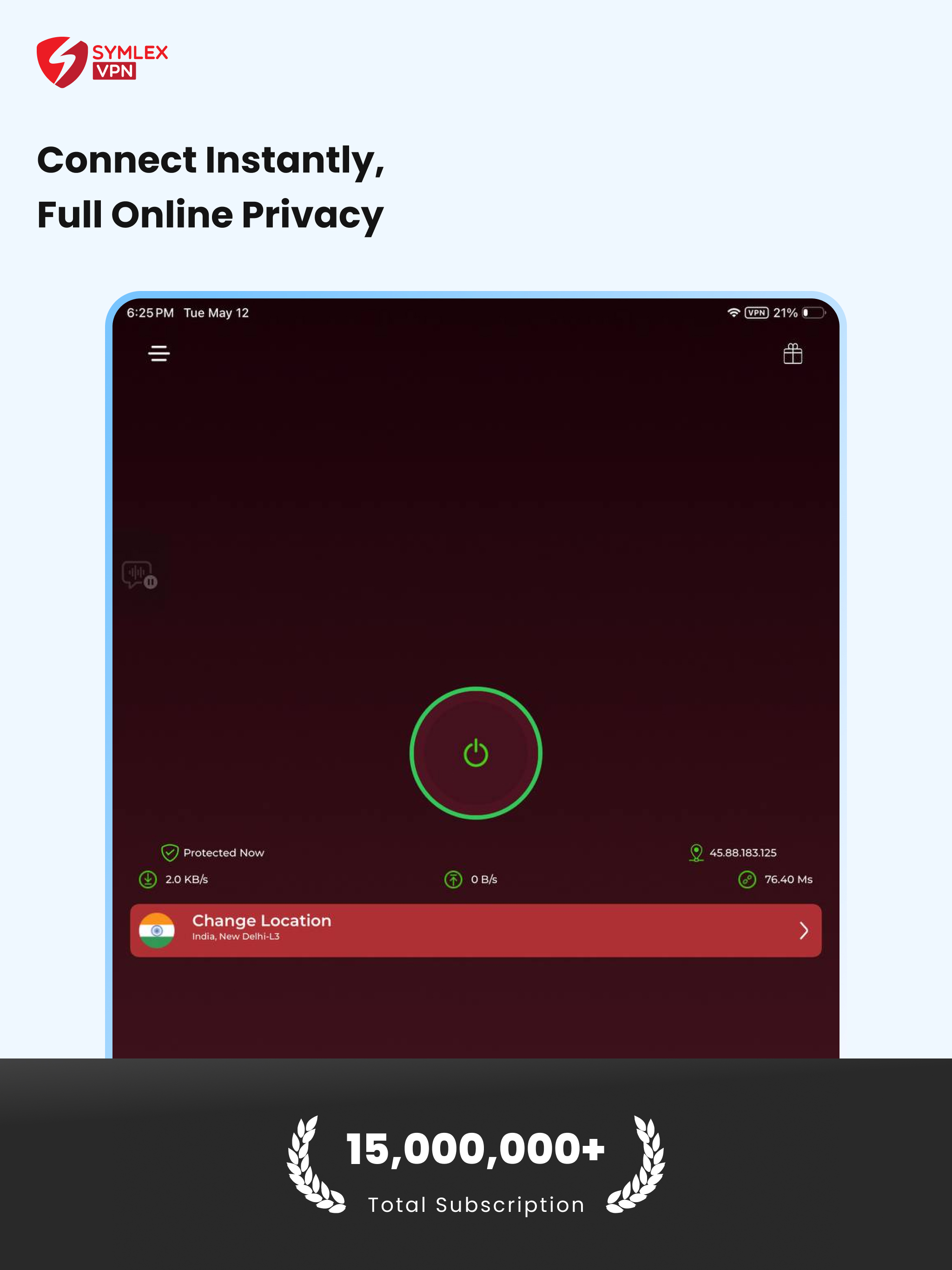 Symlex VPN: Safe & Fastest VPN