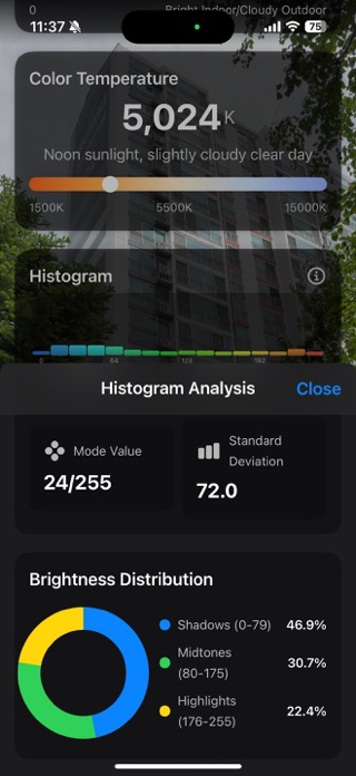 Light Scope - Lux Meter Screenshot 7 of 10