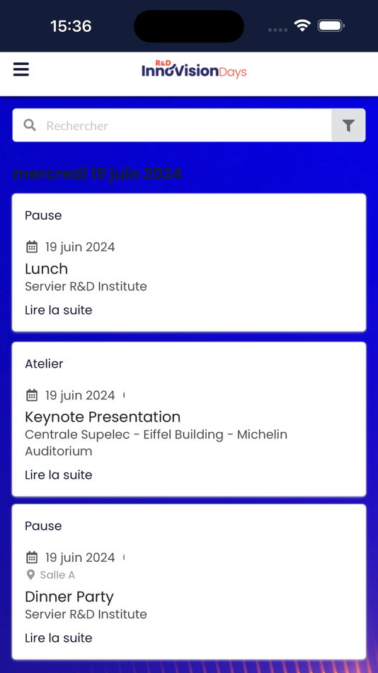 #2. R&D InnoVision Days (iOS) 由: appcraft.fr