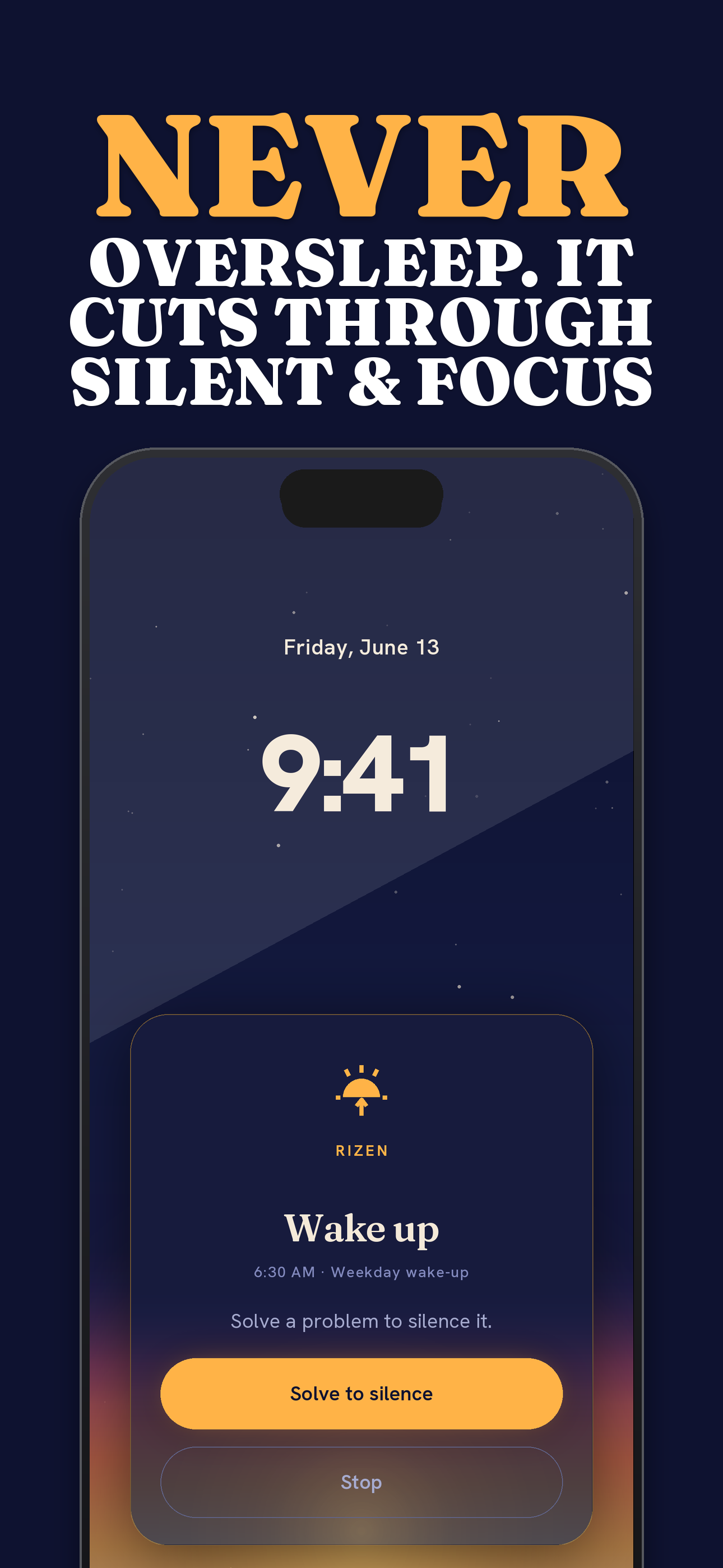 Rizen: Alarm & Micro Workouts screenshot 3