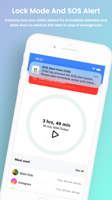 Parental Control App NannyHere Screenshot