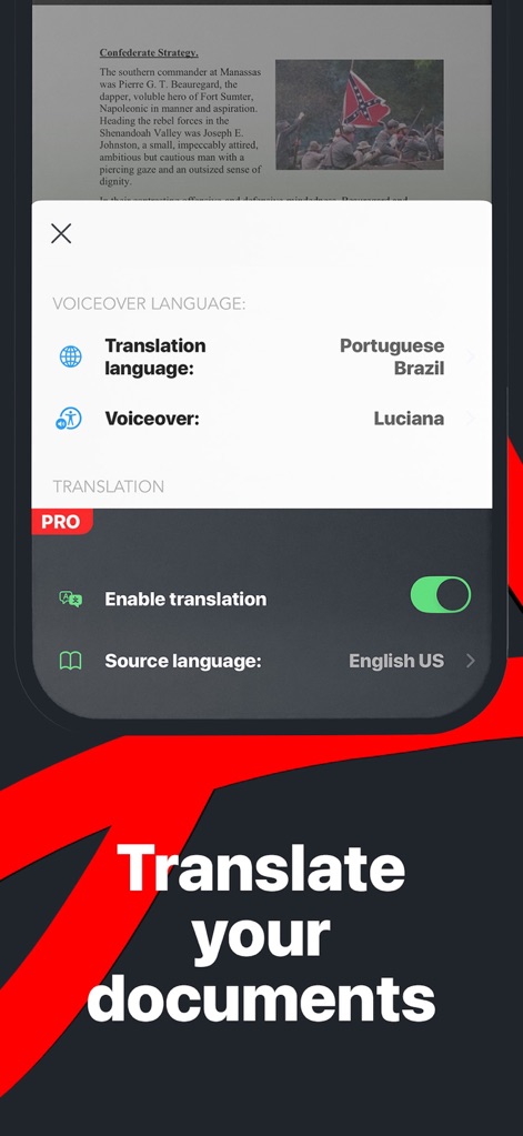 PDF Voice Reader Pro Translate - Lifestyle App | MWM