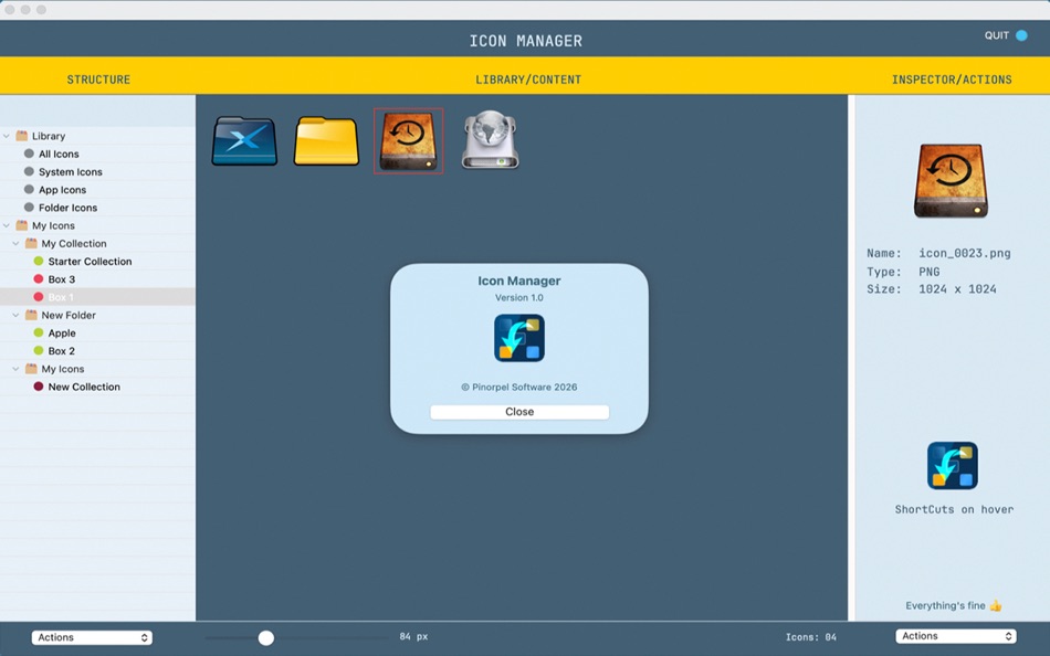 #1. Icon Manager (macOS) Göre: Jo Fabian